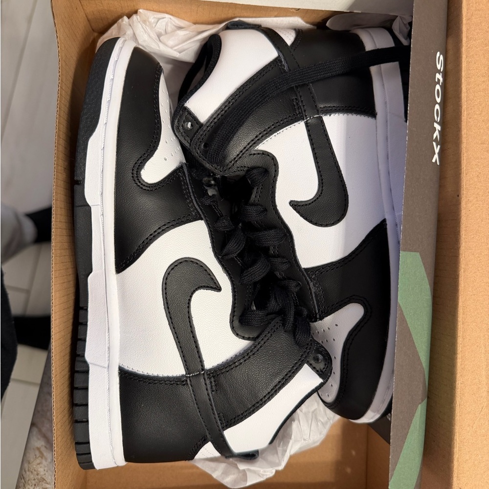 Nike panda dunk hi Tops